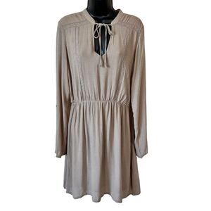 Bobeau Liv Boho 3/4 Sleeve Summer Shirt Dress